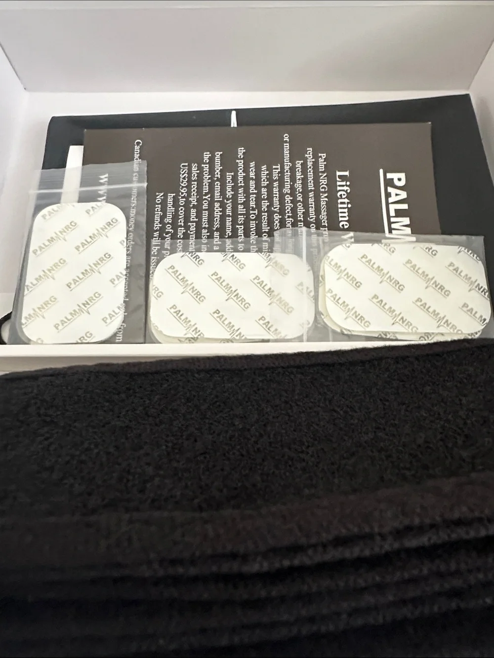 ABS NRG Black Muscle Trainer EMS Pad